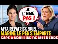 Tension explosive sur BFMTV Marine Le Pen règle ses comptes avec Patrick Bruel face à Apolline ...