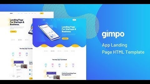 Gimpo - App Landing Page HTML Template - khosinhvien.com