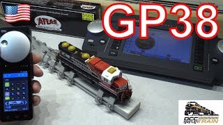 Atlas GP38 NS First Responders ESU ECOS DCC Mobile Control II DCCTRAIN review