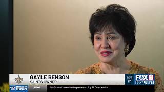 Gayle Benson celebrates Drew Brees’ Hall of Fame moment, backs Tyler Shough to revive Saints