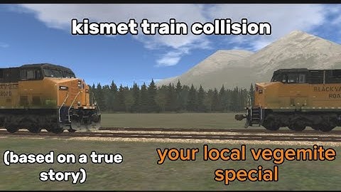 The Kismet Train collision(based on a true story)#derailment #train