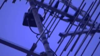 Winegard HD7698P HDTV High-Band Antenna MXU47 & Winegard Hi VHF Antenna installed.
