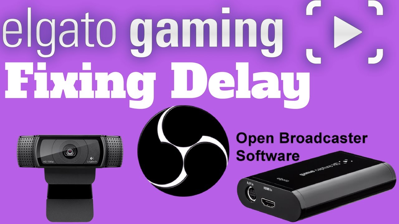 How to Sync Mic, cam and Elgato Using OBS YouTube