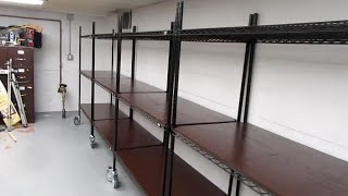 Basement Storage Improvements, Especially ULine H-3157 2 x 4 Shelving