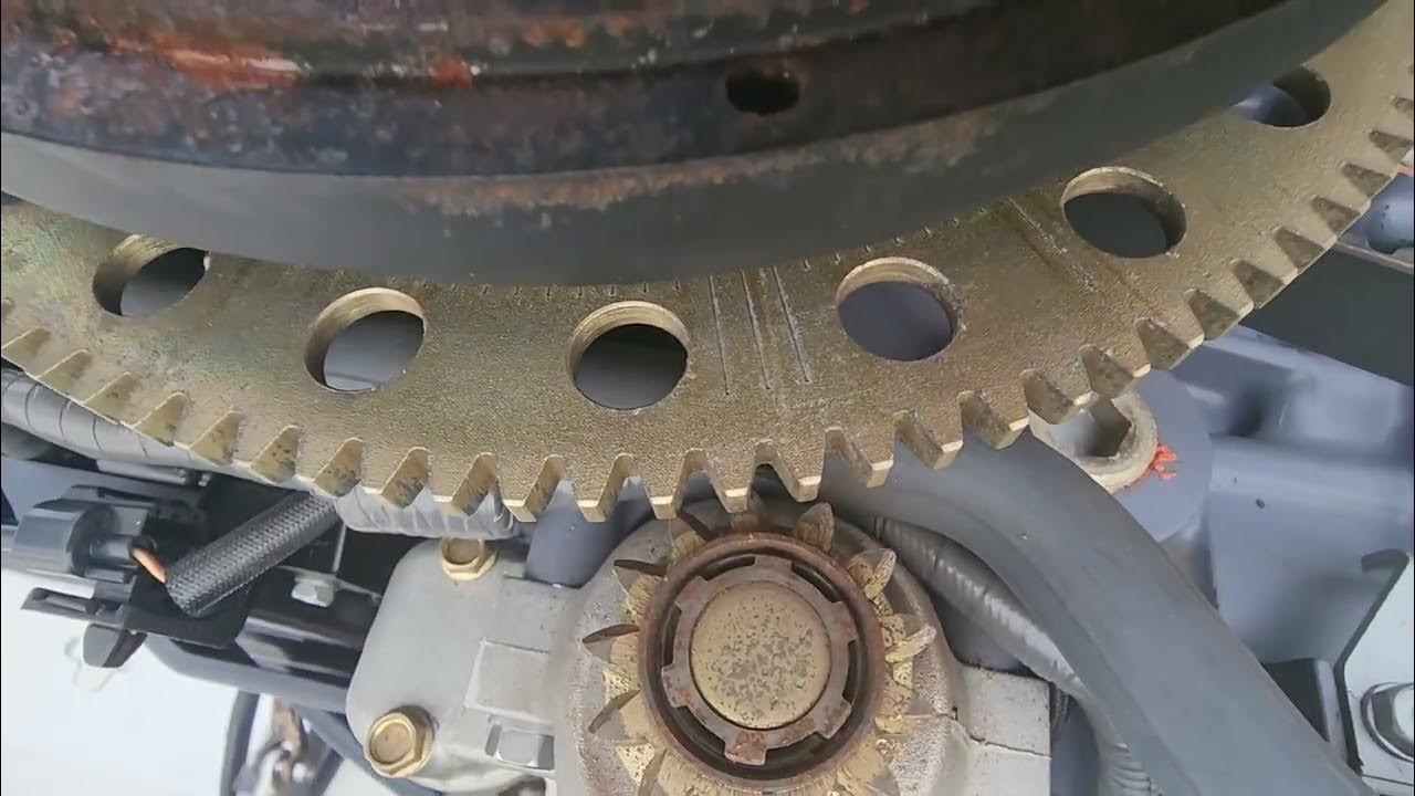 Yamaha f150 harmonic balancer replacement diy how to youtube