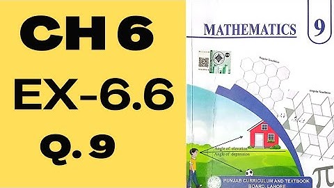 Class 9th Math New book Exercise 6.6 Question 9 - Ex 6.6  Q 9 -  9 Class Math Ex # 6.6 - PCTB