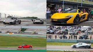 The Hypercar Battle: Koenigsegg Agera R, 2x McLaren P1, 2x Porsche 918 Spyder and Ferrari LaFerrari