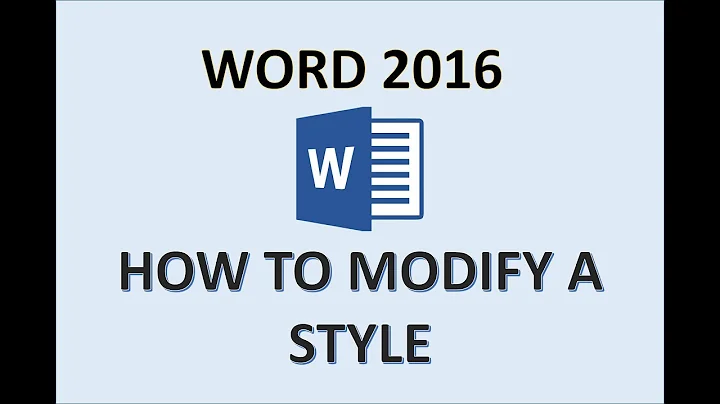 Word 2016 - Modifying Styles - How to Modify Text Style - Formatting Quote Normal Paragraph Headings - DayDayNews