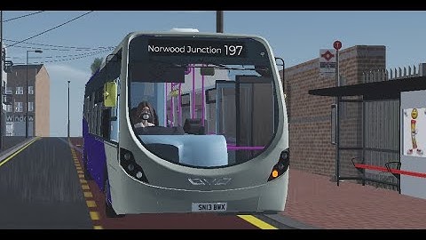 Driving The NEW 197 Route In Croydon