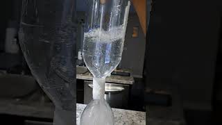 Making water tornado experiment for kids using pop bottles #shorts #fyp #viral # tornado