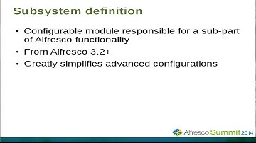 Alfresco Summit 2014: Indexing and Searching Speech Contained in Audio and Video Content