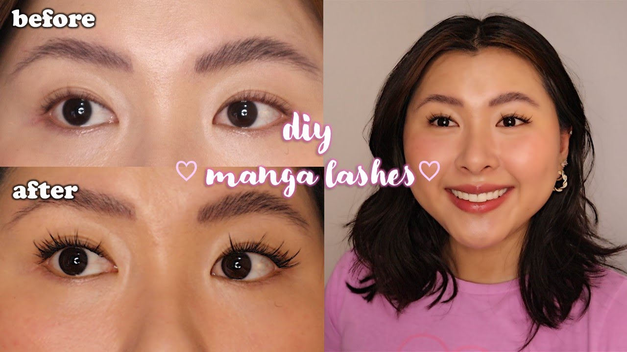 Manga Lash Tutorial  How to DIY manga lashes 