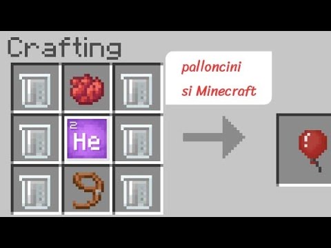👉🎈COME CREARE i PALLONCINI su MINECRAFT VANILLA!!🎈 - Minecraft ITA -  Wollf 