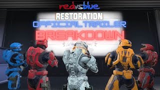 Red vs Blue: Restoration Official Trailer Breakdown