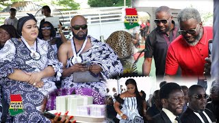 Dr. Kwame Despite, Cheddar, Obaapa Christie storm Vivian Jill’s late dad’s Funeral. More Cash flow