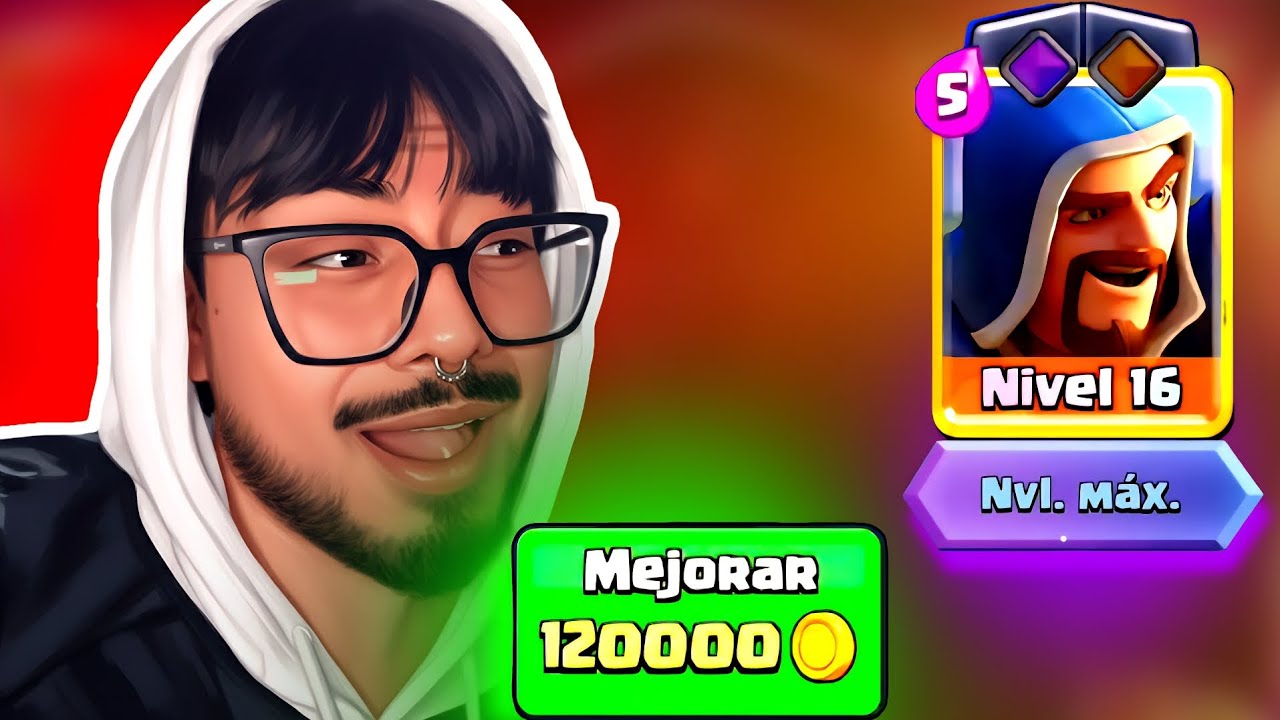 Mi primera carta a nivel 16 esta ROTISIMA!!! | CLASH ROYALE - YouTube