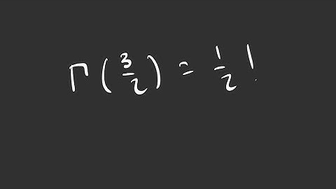Using the Gamma function to find 1/2 factorial