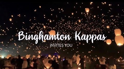 Binghamton Kappas Rush Teaser Spring 2020