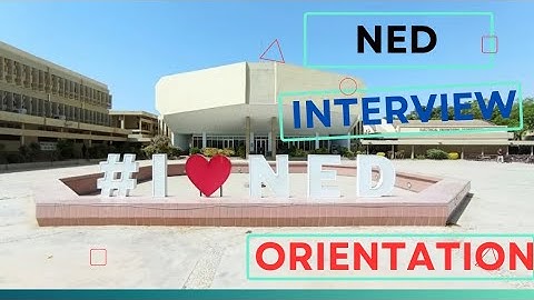 The Interview & Orientation in NED University.  #ned #university #guidance #Universitylife #society