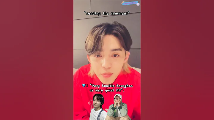 s.coups choosing between very humble jeonghan and very quiet dk 🥺😭 #seventeen #scoups