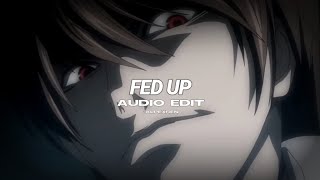 fed up — ghostemane || edit audio