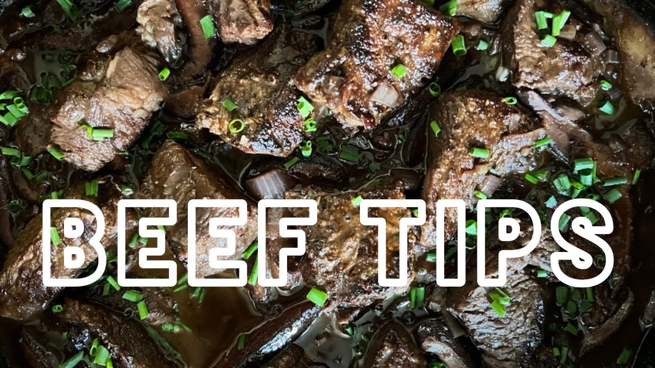 Beef Tips in Red Wine Gravy EASY The Prince Eats YouTube