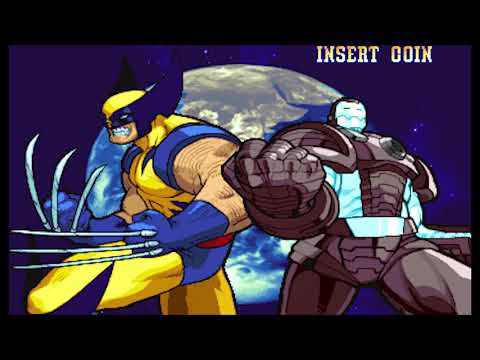 Marvel vs Capcom 1 ( Arcade ) - Wolverine / War Machine Playthrough ( May 2, 2019 )