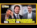 PUTS! FLAVIO BOLSONARO na casa de VORCARO