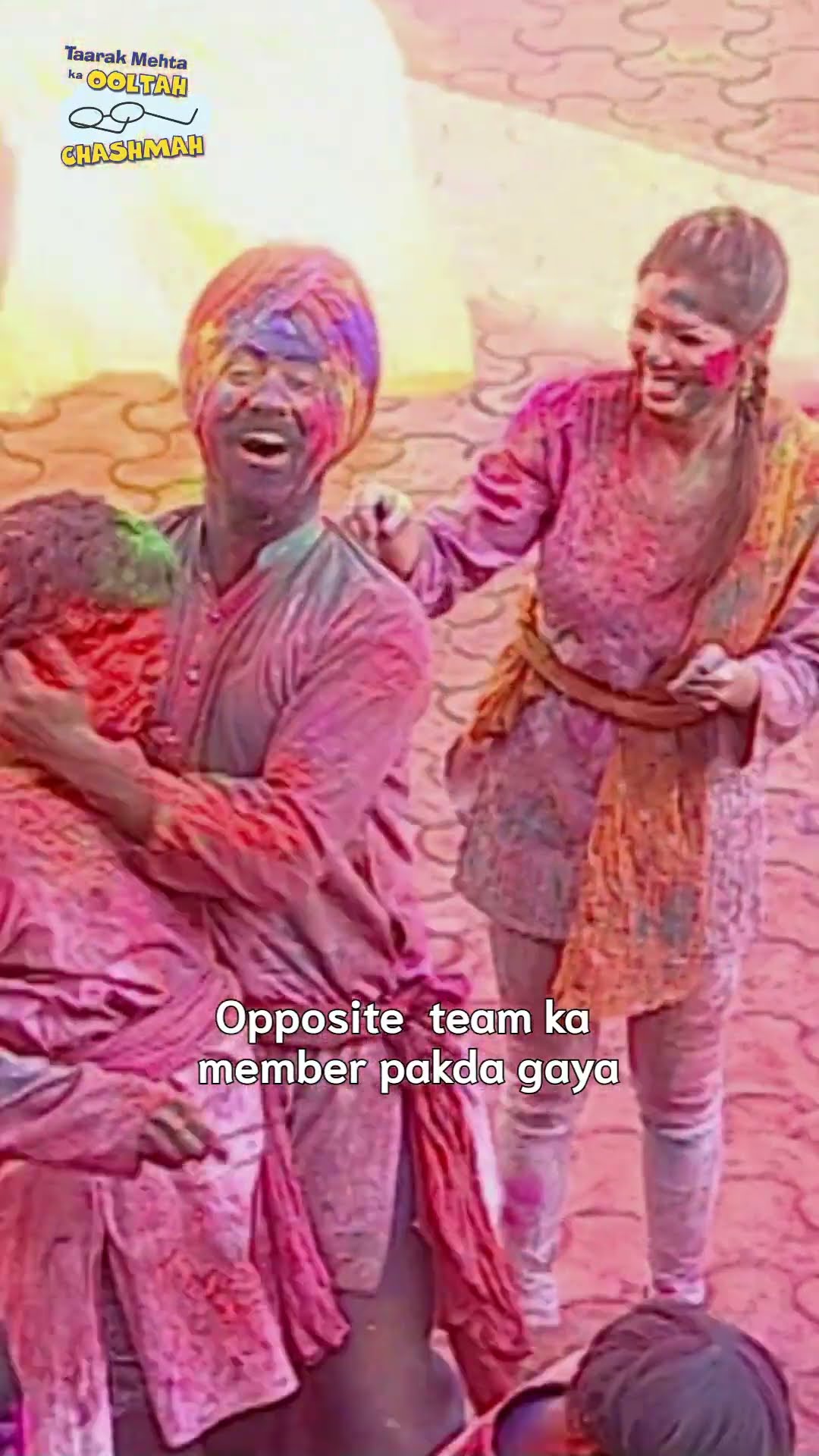opposite team ka member pakda gaya! !#tmkoc #trending #holi  #funny #comedy #relatable #cricket