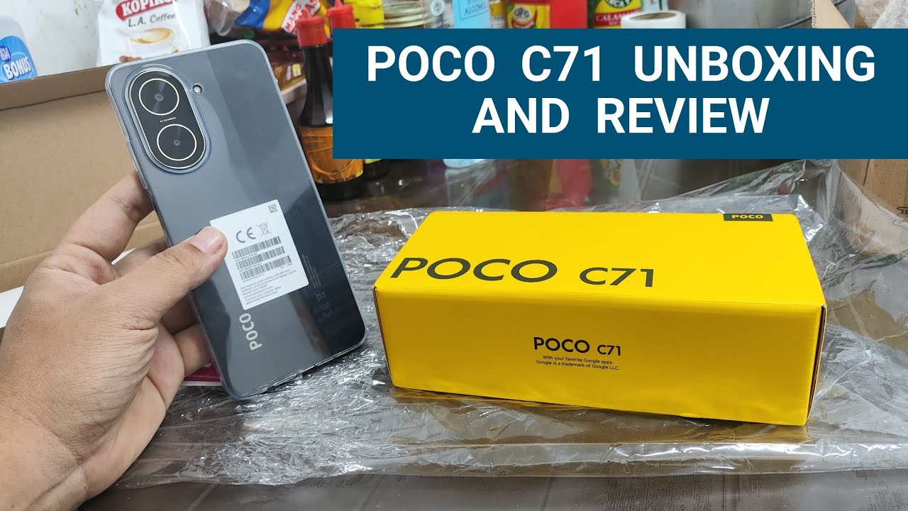 Poco C71 Unboxing and Product Review Gadgets Xiaomi 4gb ram 128 gb