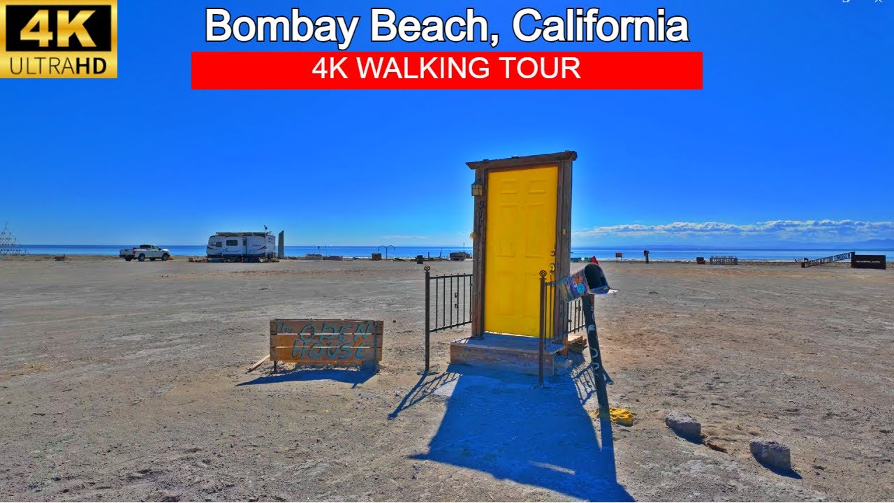 Bombay Beach, California | 4K Walking Tour | Exploring the Unique Abandoned Desert Community