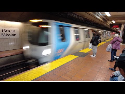 [4K] Afternoon BART Train Ride to El Cerrito Plaza (March 2023)