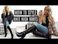 HOW TO STYLE BOOTS! /  OVER THE KNEE BOOTS, KNEE HIGH BOOTS & THIGH HIGH BOOTS LOOKBOOK 2020