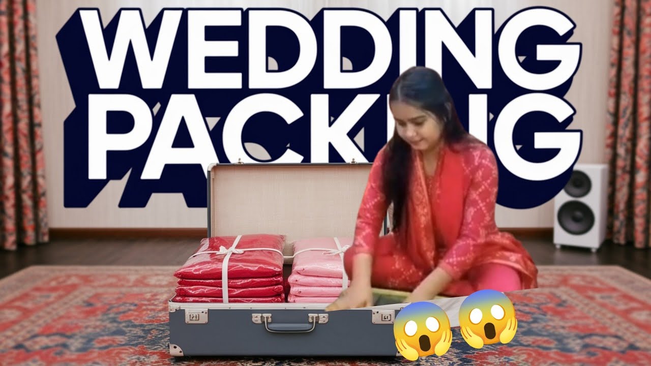 Packing for the Wedding! My Sister’s Suitcase Prep | Indian Wedding Vlog 🎉✨