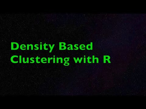 Density Based Clustering