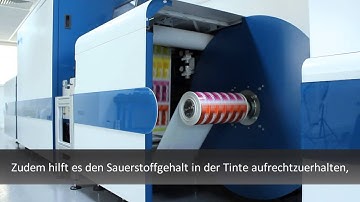 N610i Etikettendruckmaschine - Actiflow ist eines der drei i-Tech Produktmerkmale
