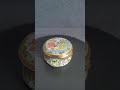 Halcyon Days jewelry box for small jewelry, can be used as a pillbox in the original box
