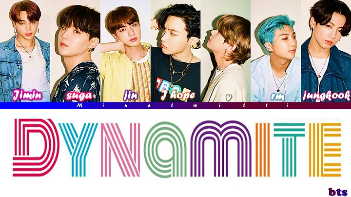 BTS Dynamite Lyrics (방탄소년단 Dynamite 가사) [Color Coded Lyrics/Eng]