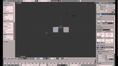 Blender 2.5 Tutorial: How to join and unjoin objects in blender