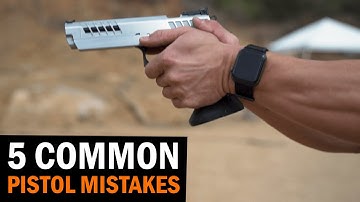 5 Common Pistol Shooting Mistakes We See At Classes