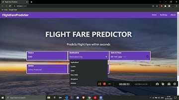 Flight Fare Prediction Using ML