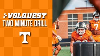 Volquest 2-Minute Drill with observations on the secondary after Tuesday’s practice I Tennessee Vols