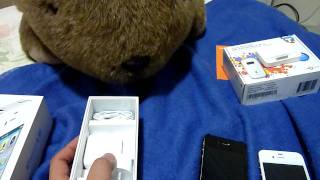 Unboxing a real iPhone 4s.