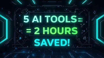 5 AI Tools That Save You 2 Hours Every Day (Boost Productivity in 2025)