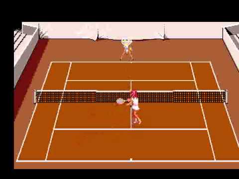 AMIGA Pro Tennis Tour 2 aka Great Courts 2 AMIGA OCS GAME DEMO In 1991 By UBI Soft
