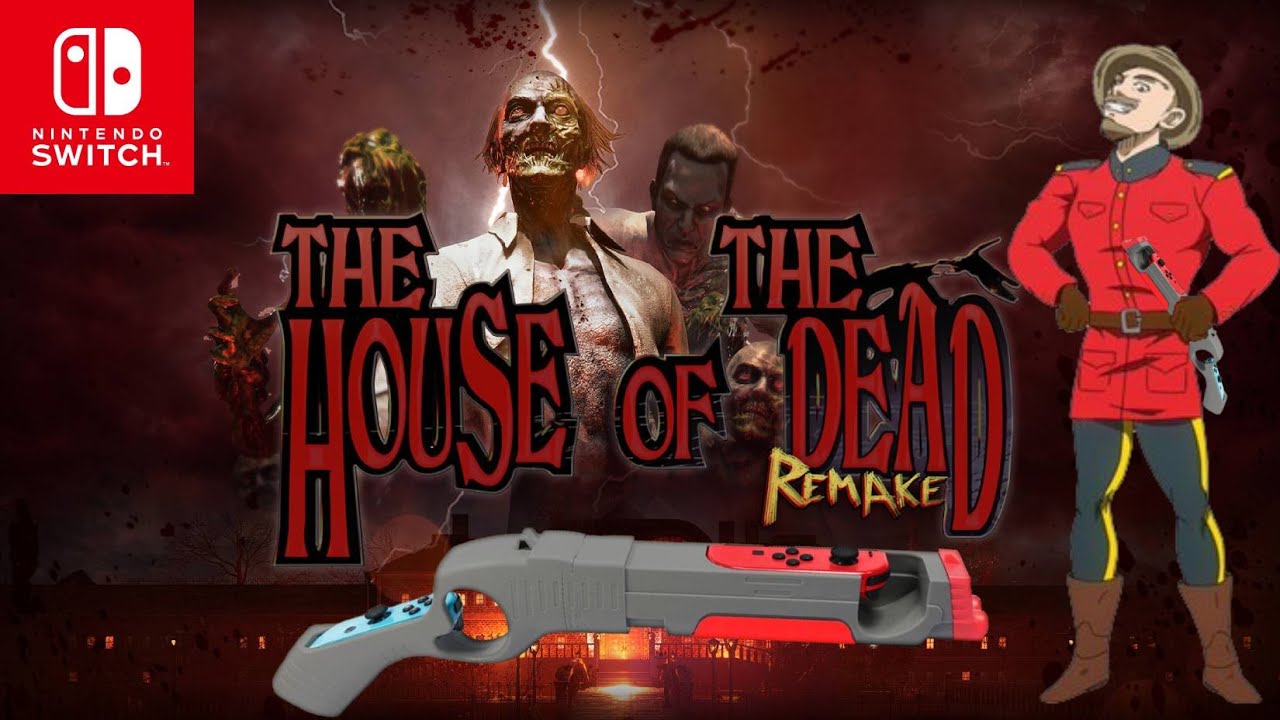 overflade hoppe Grine Using a Joy-Con GUN with The House of the Dead Remake! - YouTube