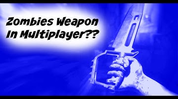 HOW TO GET THE BOWIE KNIFE IN BO3 MULTIPLAYER! SECRET WEAPON IN BO3!