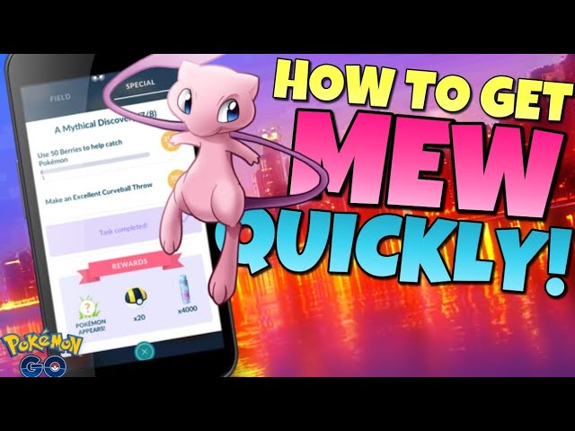 Pokémon GO - A MYTHICAL DISCOVERY 'MEW' MOST EFFICIENT GUIDE!! 