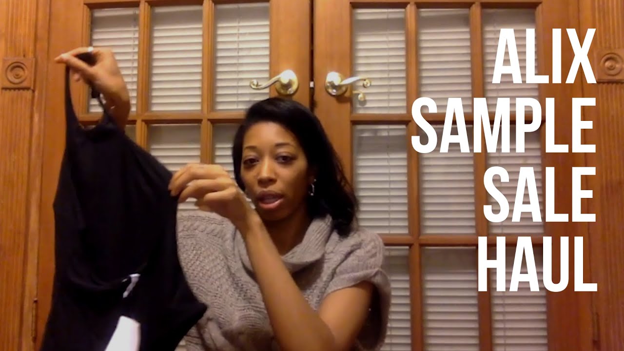 Alix Sample Sale Haul Sabrina Theresa YouTube