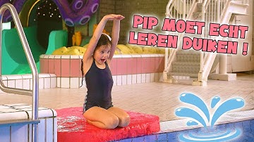 PIP HEEFT MOEITE MET ZWEMMEN VOOR DIPLOMA B
